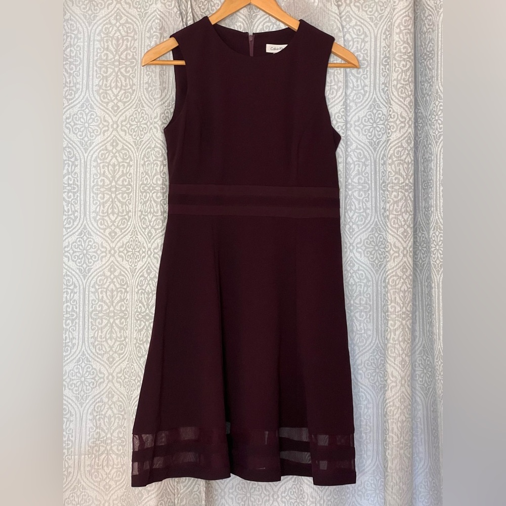 Calvin Klein Purple Dress